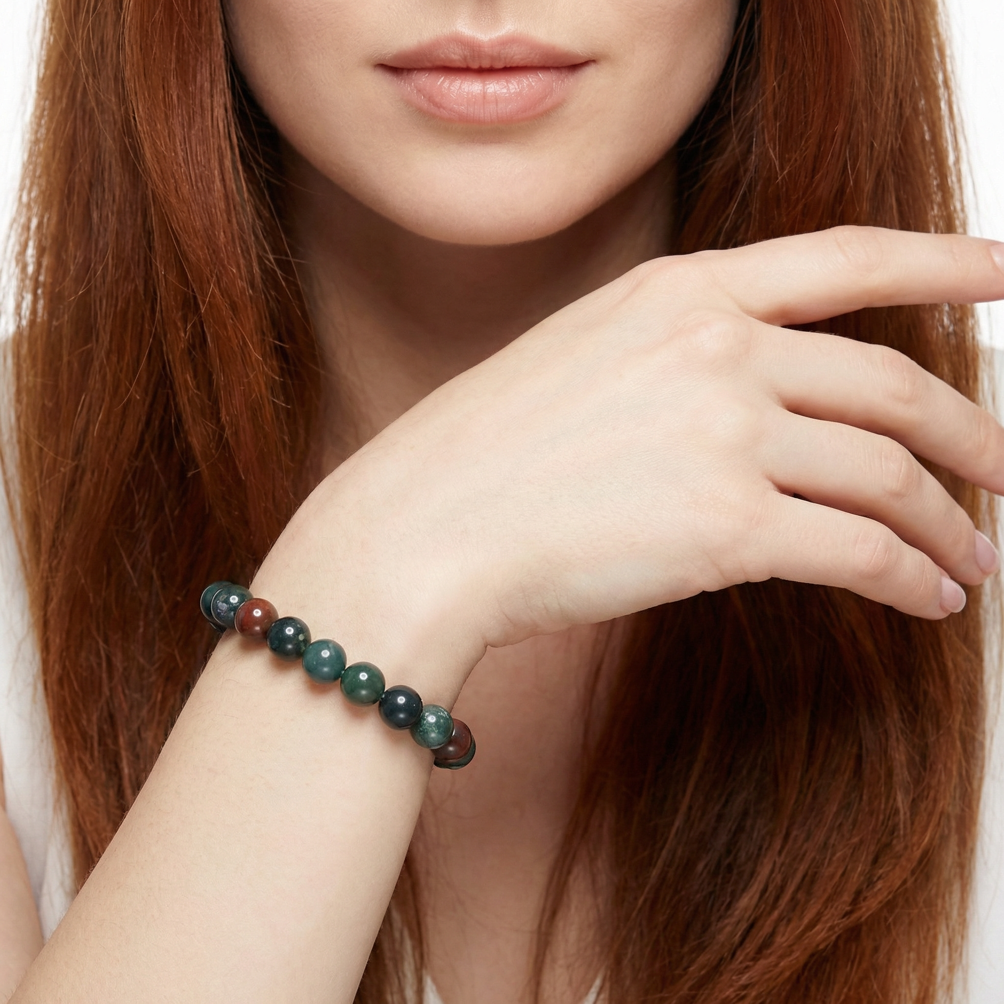 Heliotrop Armband 8 mm