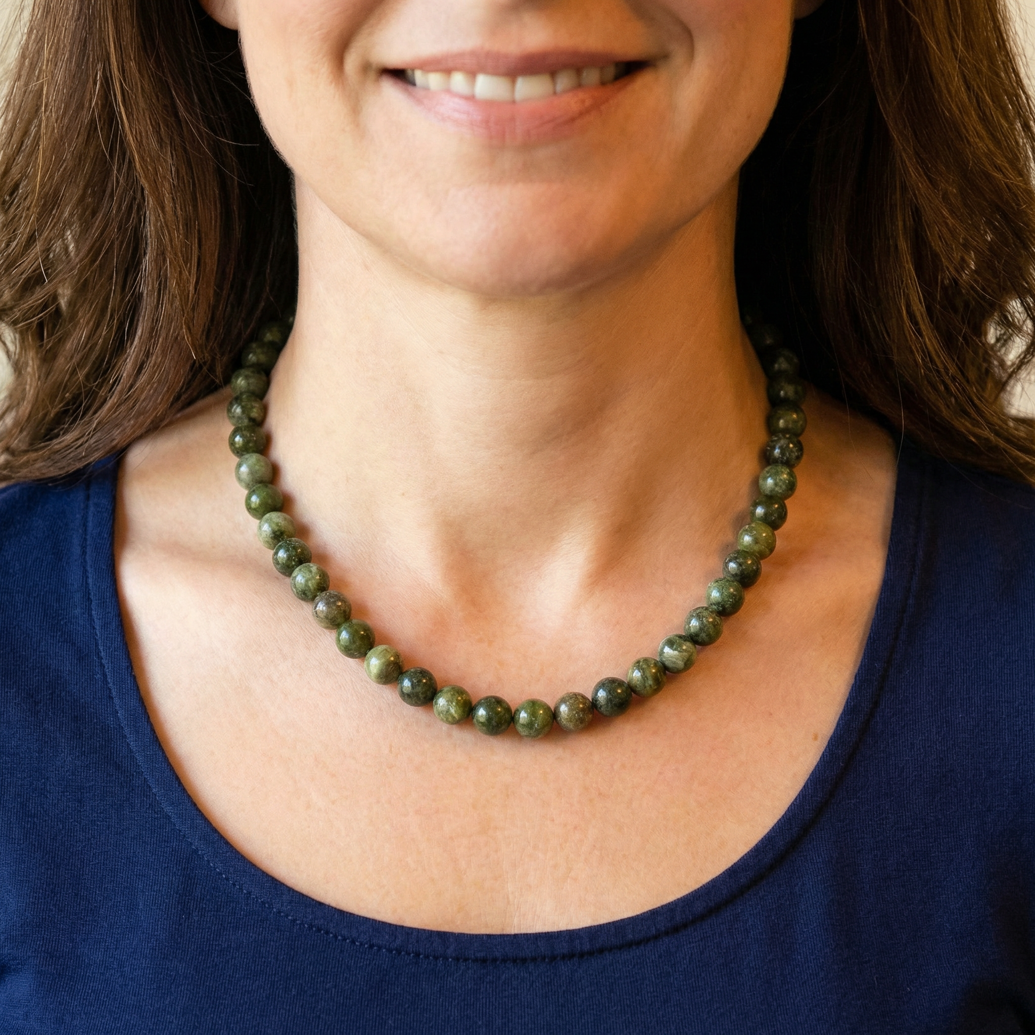 Kanada-Jade Halskette