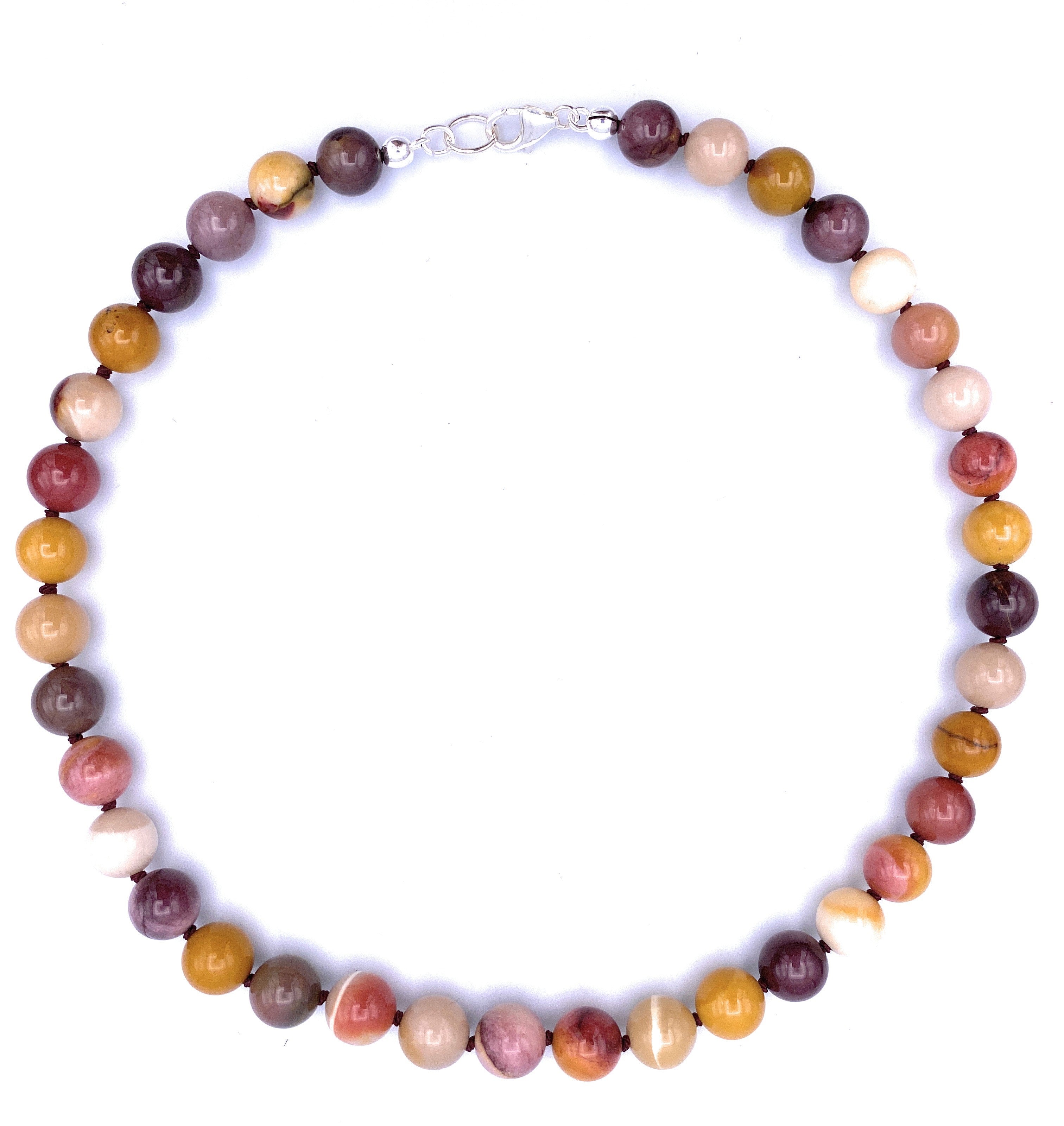 Mookait Kugel Halskette 10mm