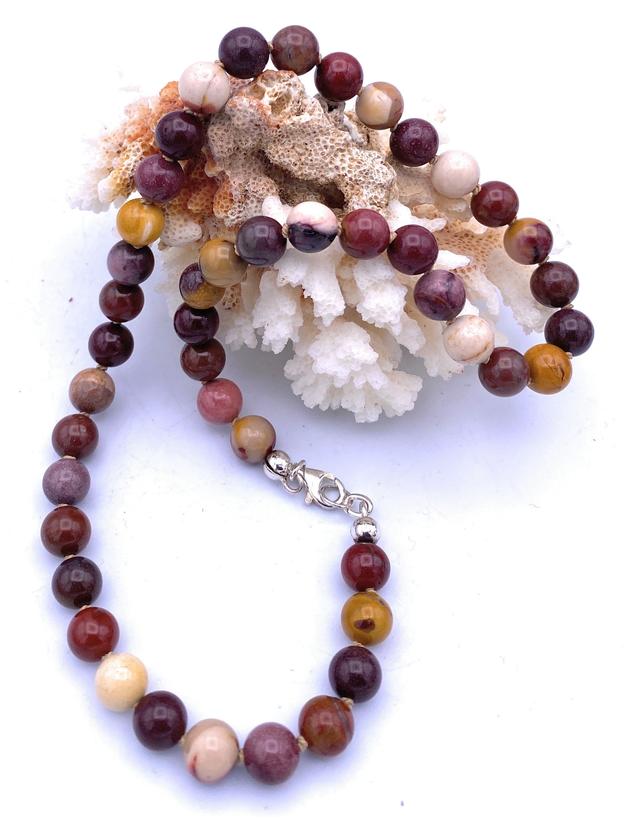 Mookait Kugel Halskette 8mm