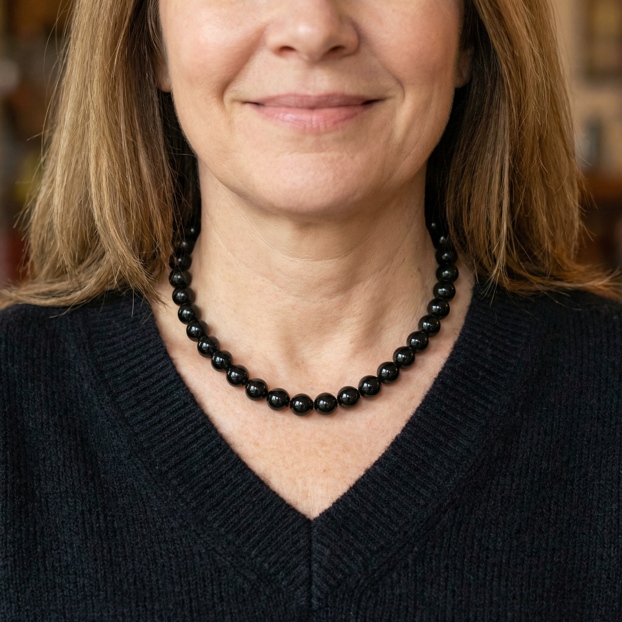 Onyx Kugel Halskette 8mm