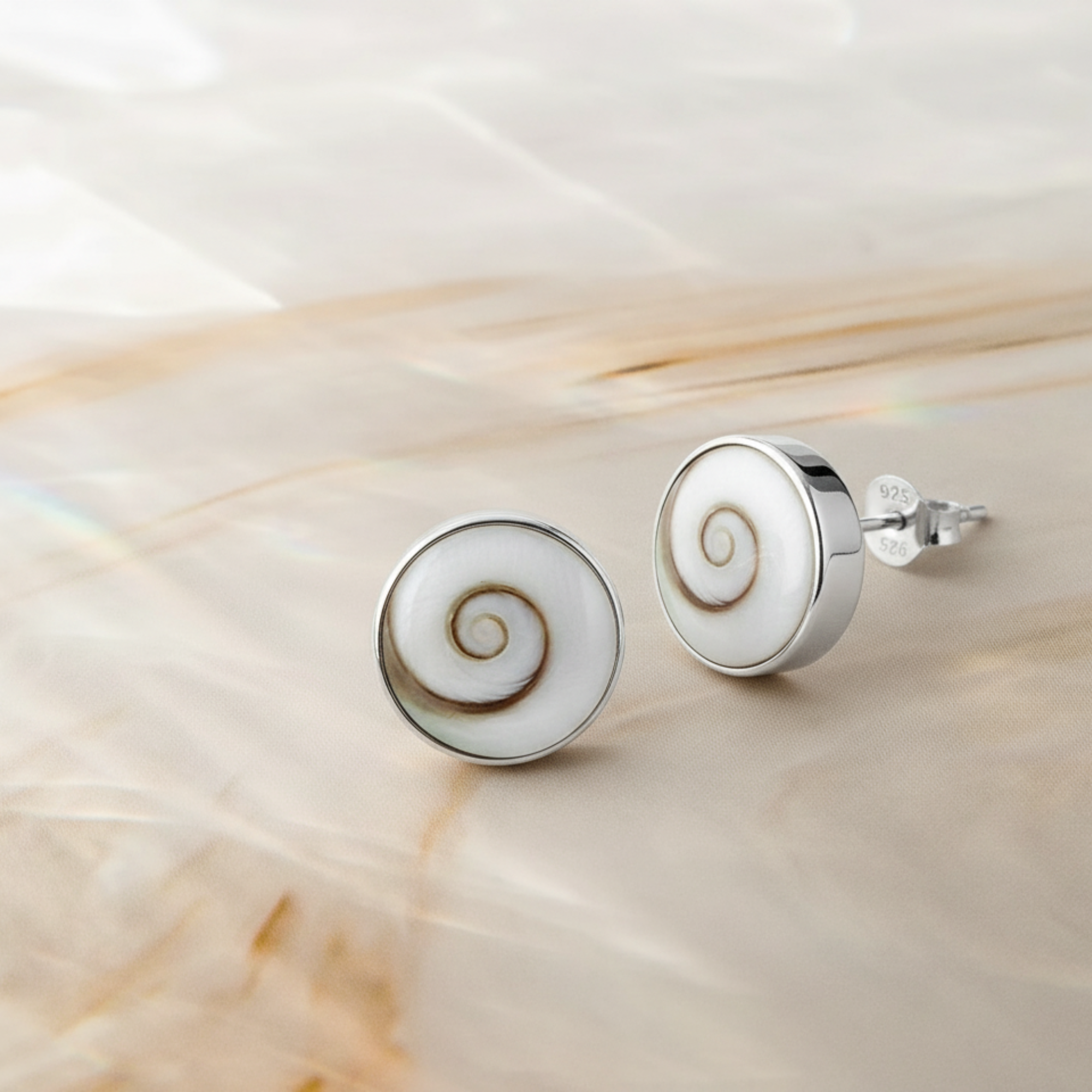 Runder Ohr-stecker 10mm (Beispiel)