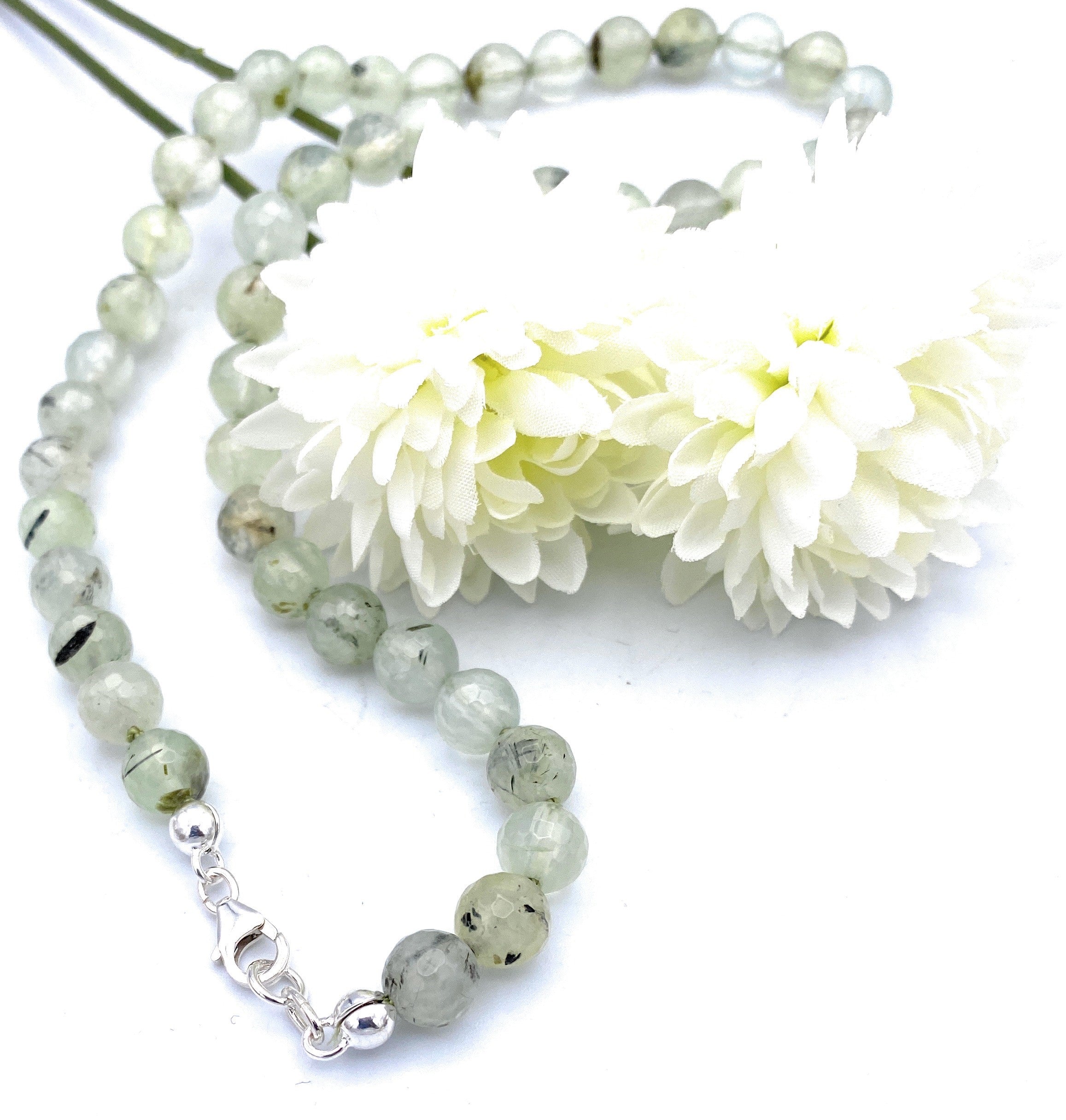 Turmalinquarz Halskette 8mm