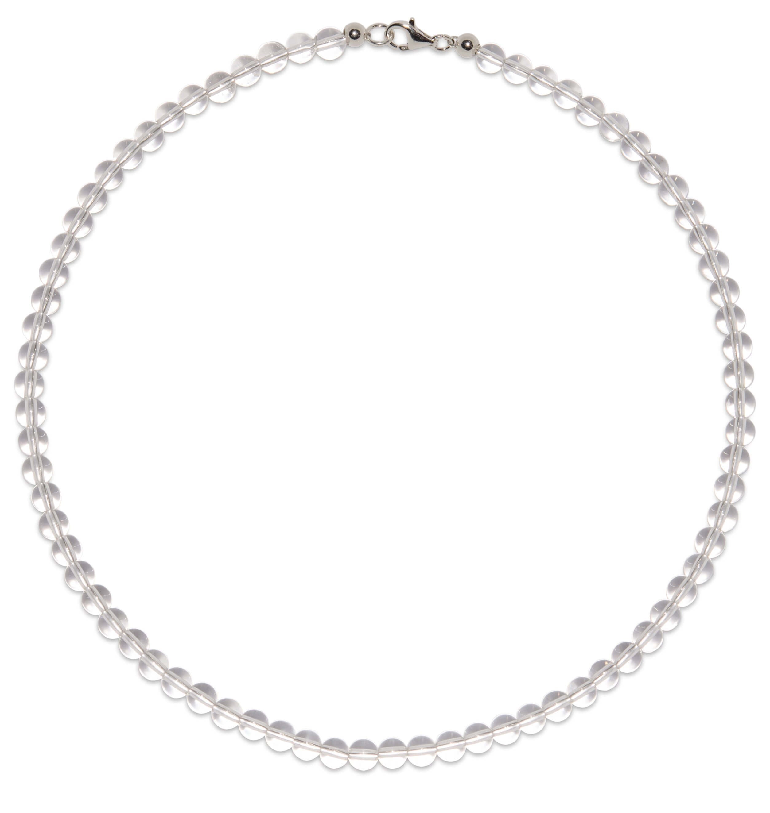 Bergkristall-Halskette-rund