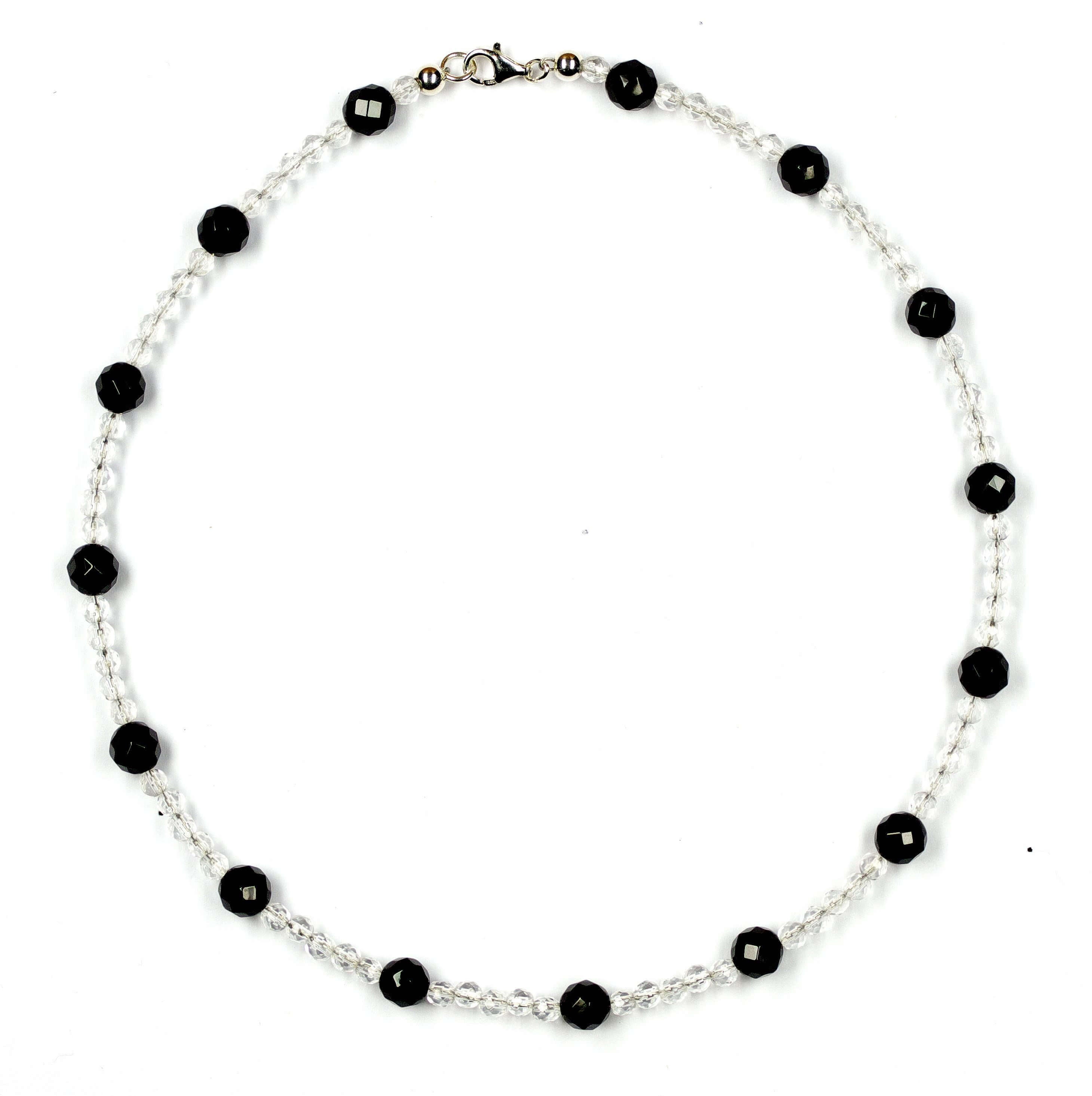 Bergkristall-Kette-mit-Onyx-7026H