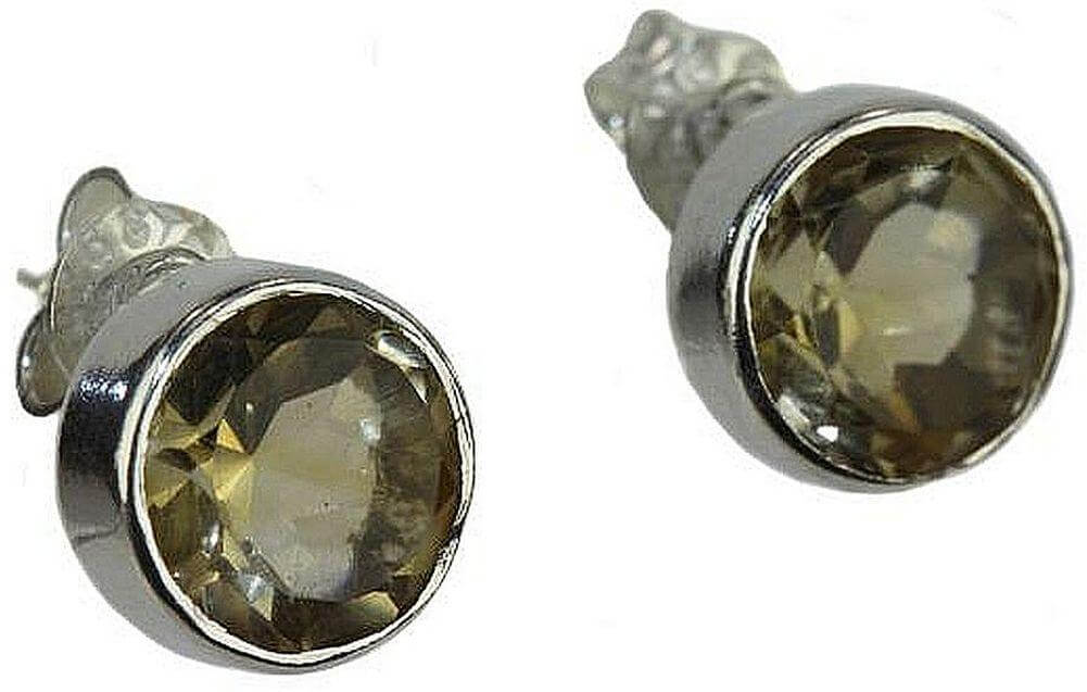 Citrin-Ohrstecker-fac-4908