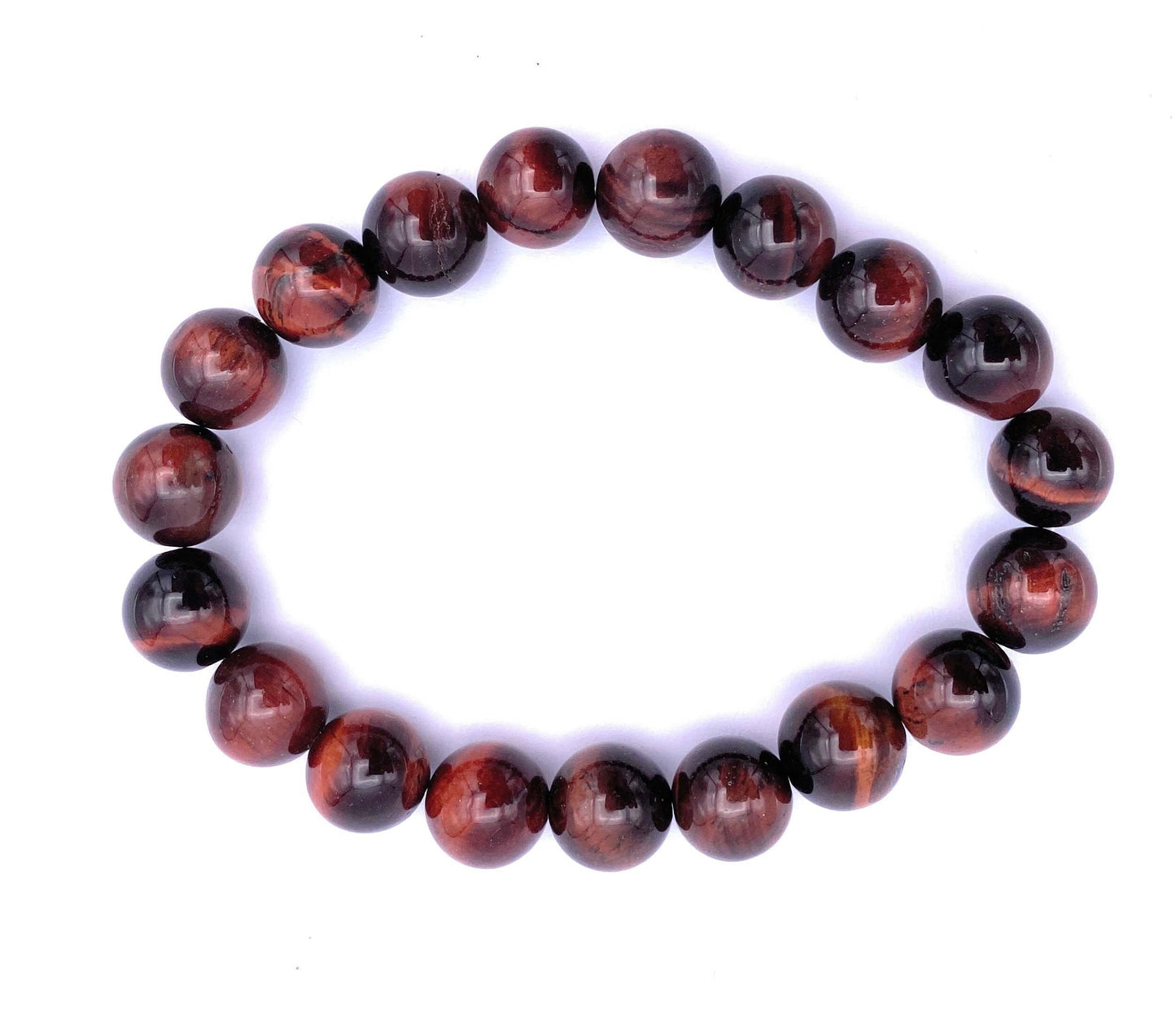 Tigerauge rot Armband