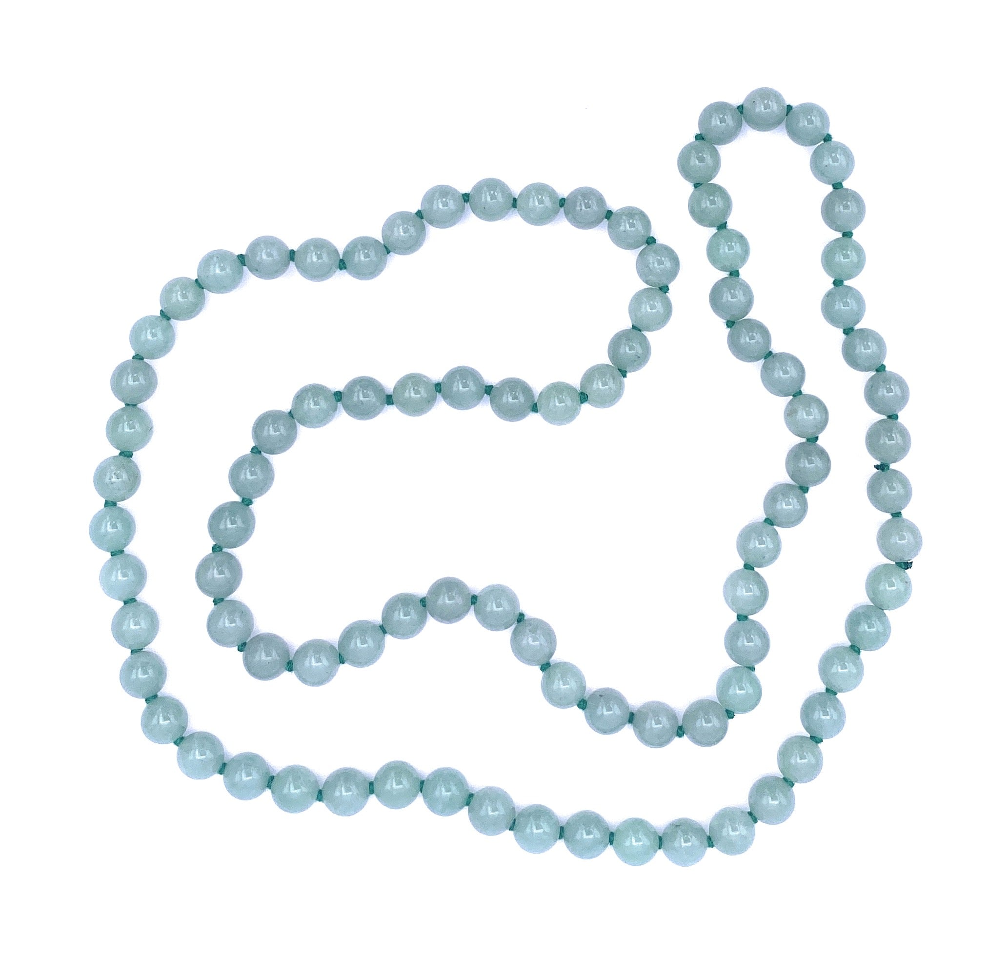 Lange Aventurin Halskette 8mm