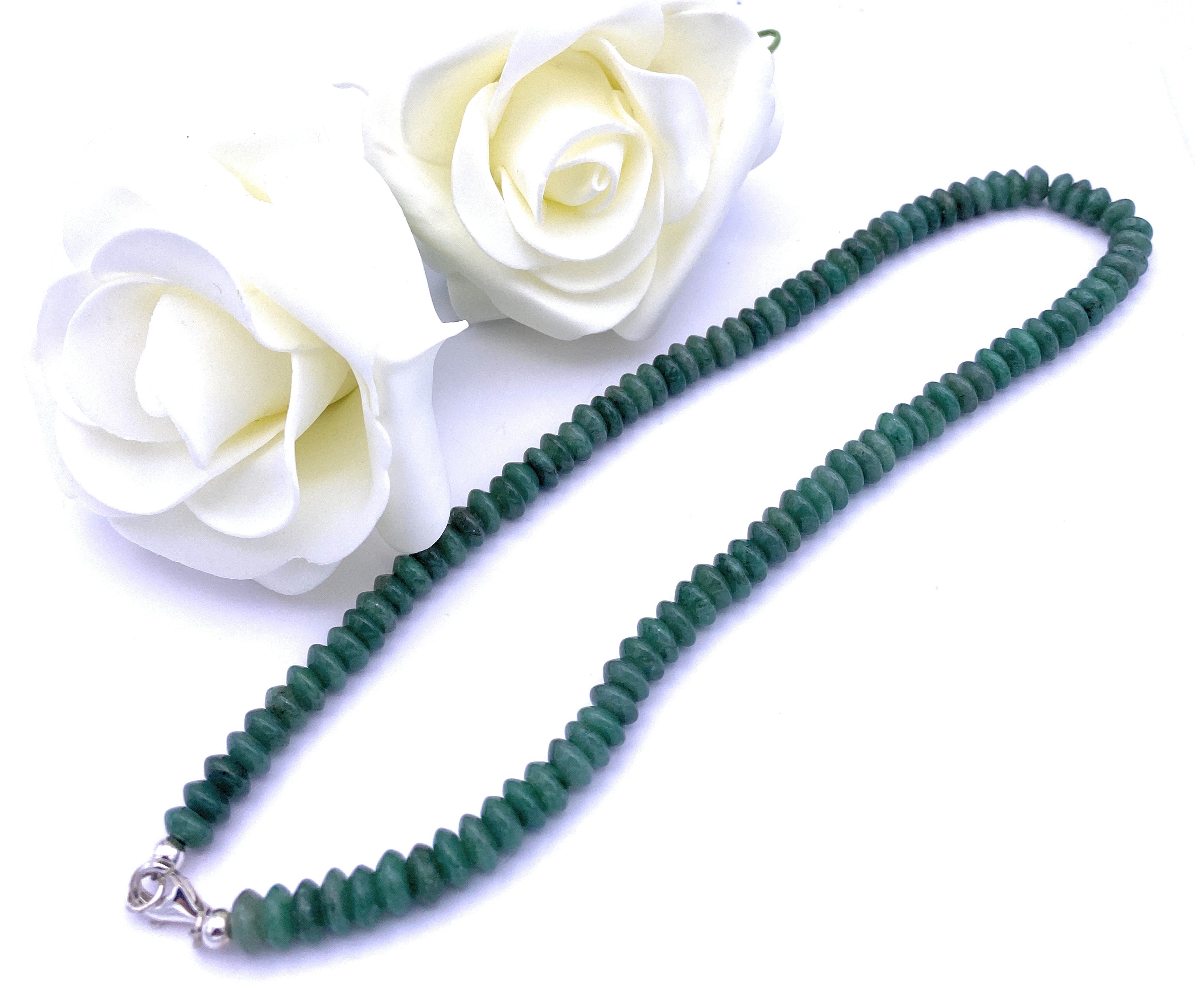 Aventurin Linsen Halskette 8mm