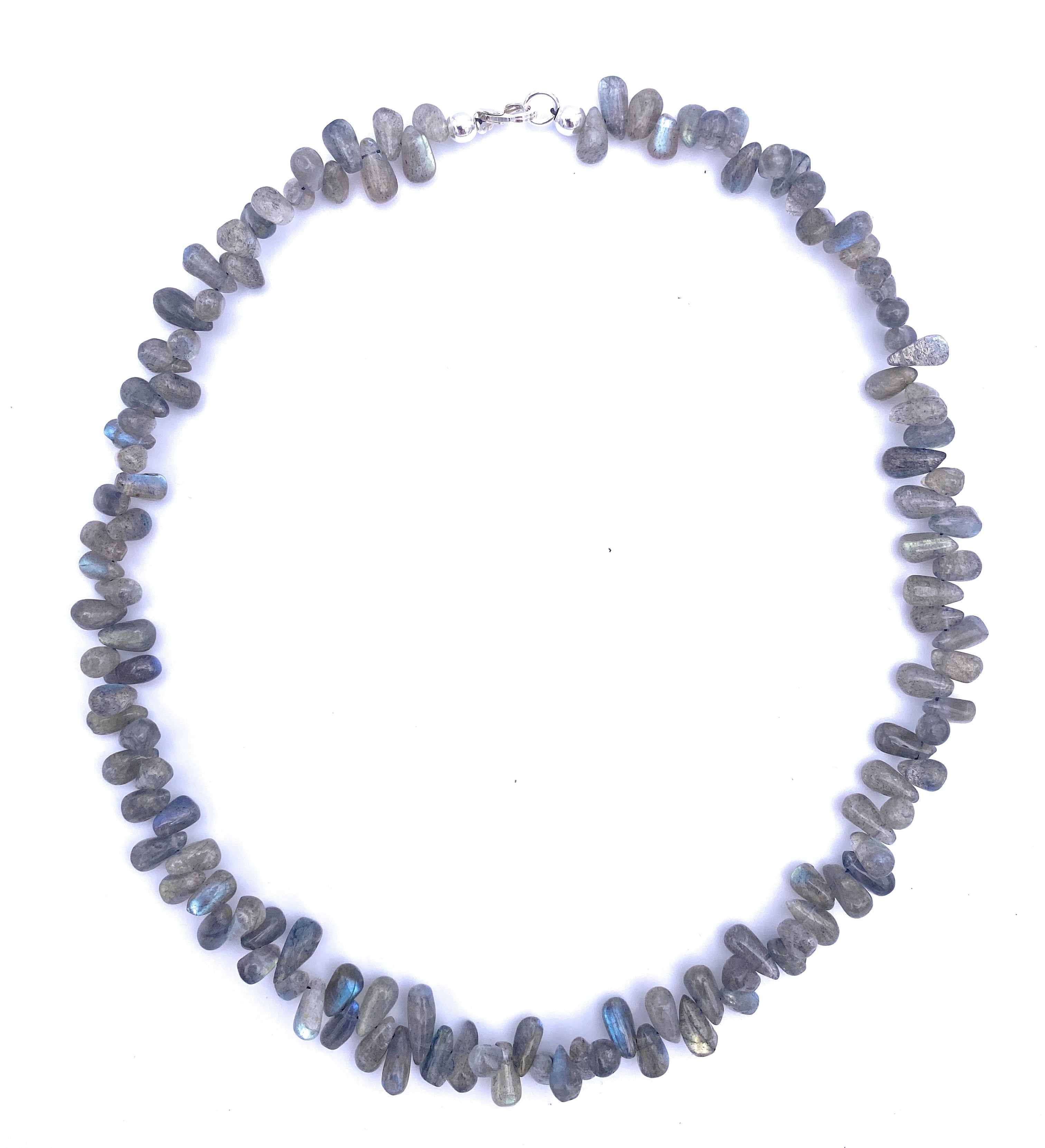 Labradorit Tropfen Halskette 6mm
