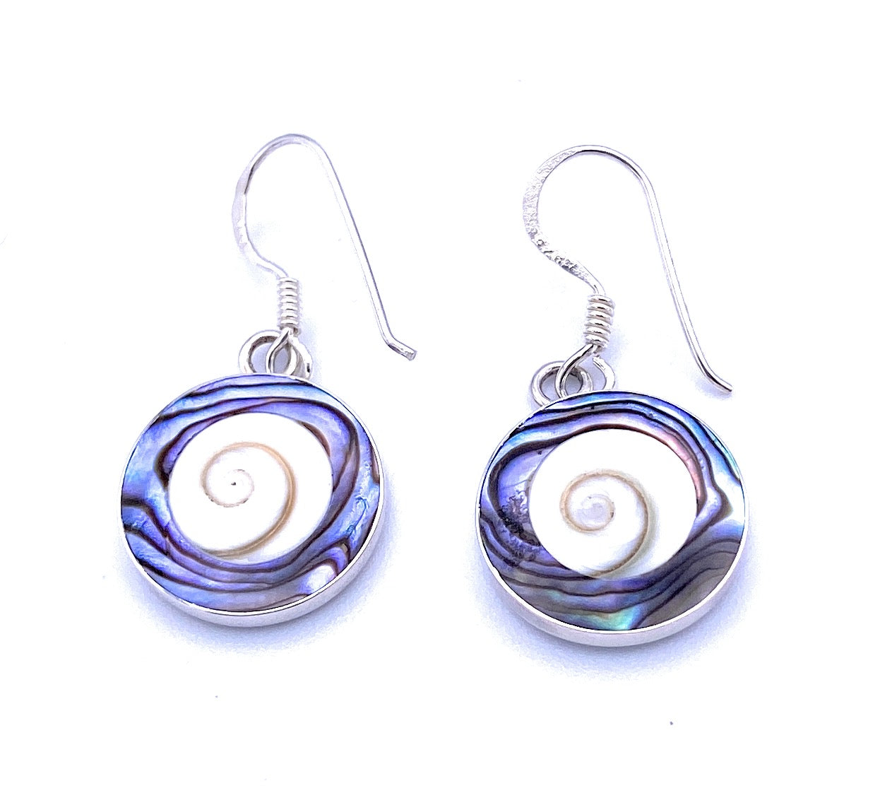 Operculum mit Abalone Ohrringe