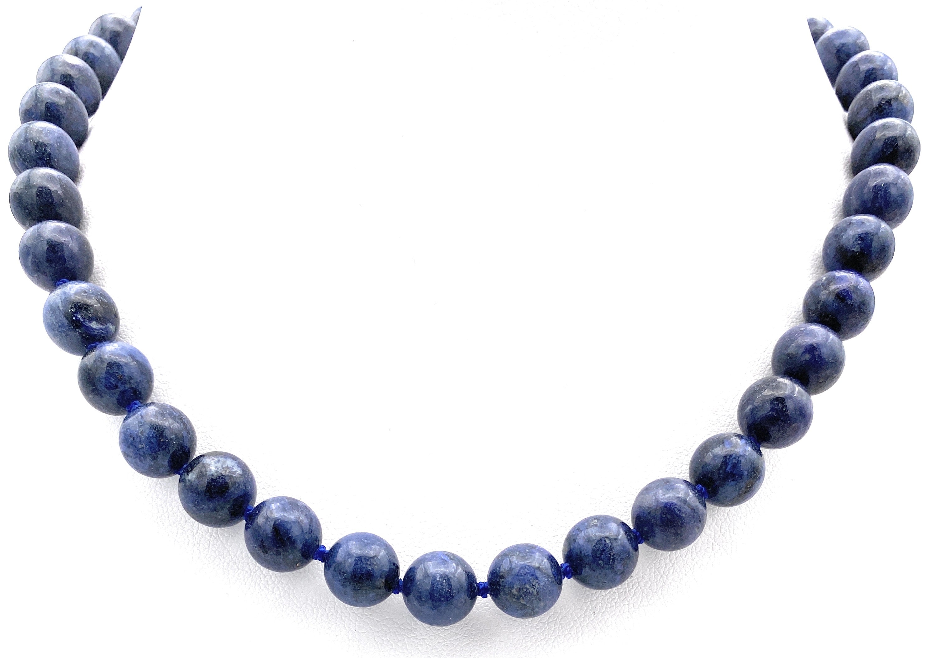 Dumortierit Kugel Halskette 10mm