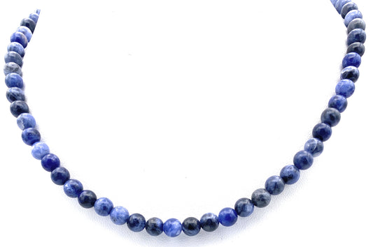 Blaue Sodalith Halskette