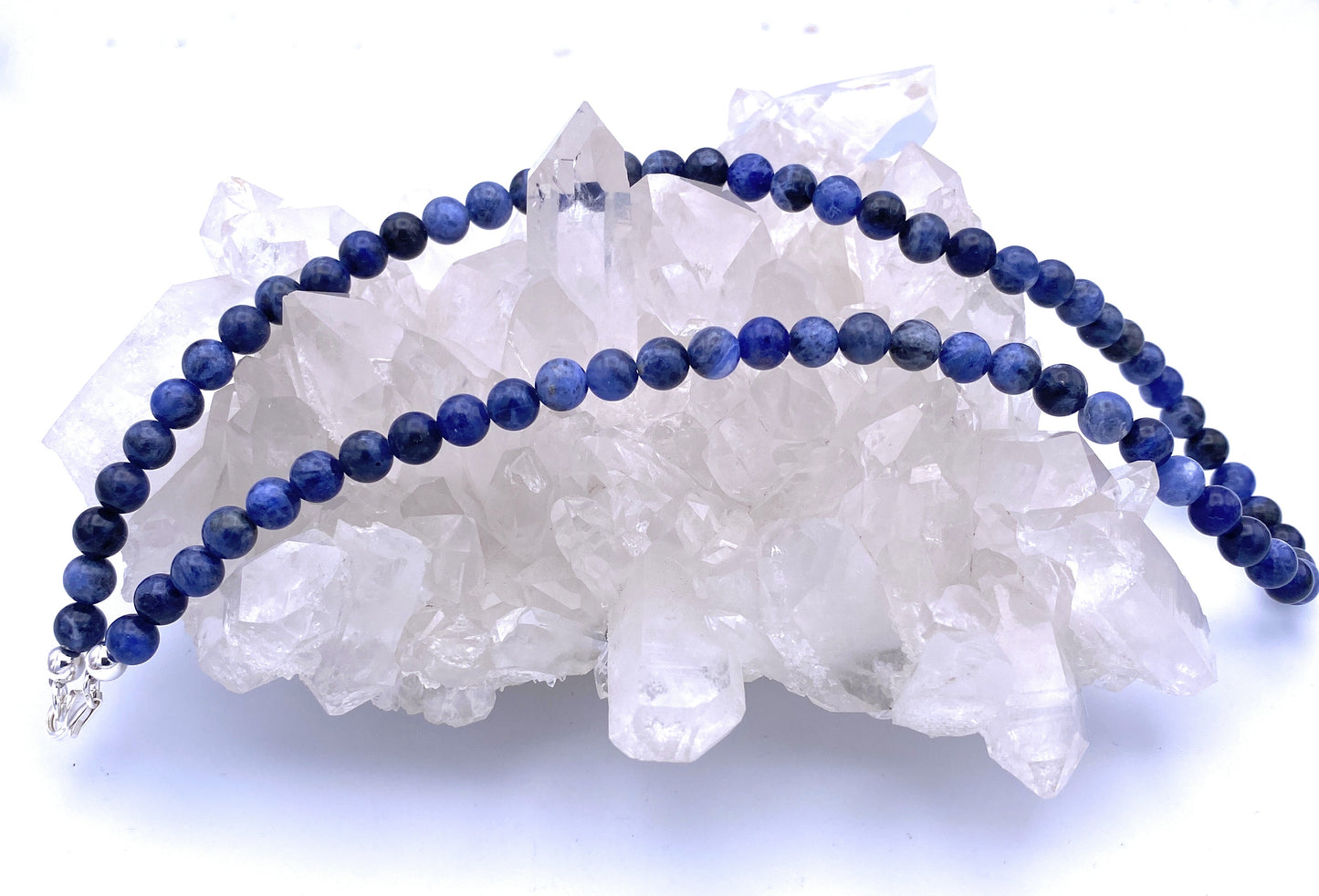 Blaue Sodalith Halskette