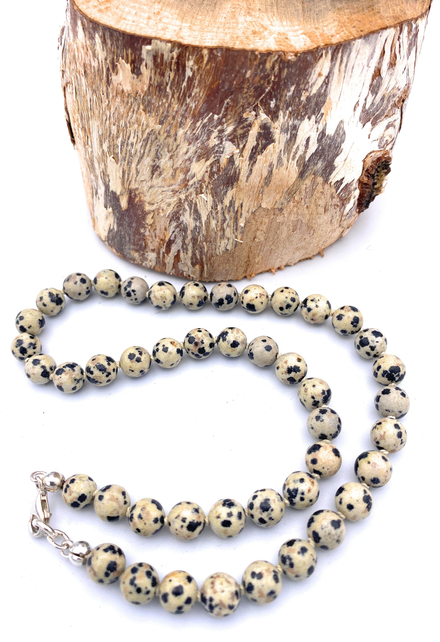 Dalmatiner-Jaspis Halskette
