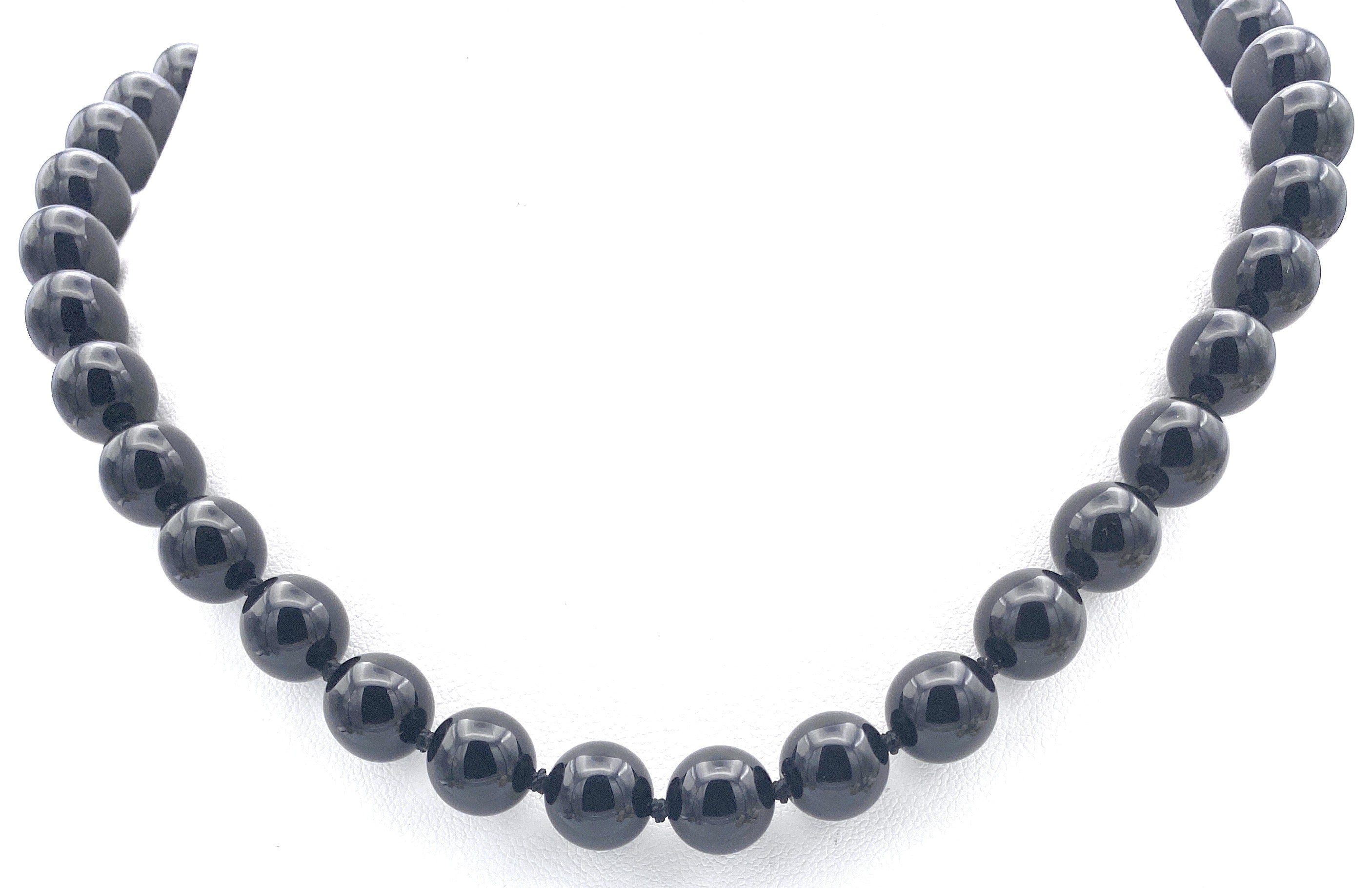 Onyx Kugel-Halskette 10 mm