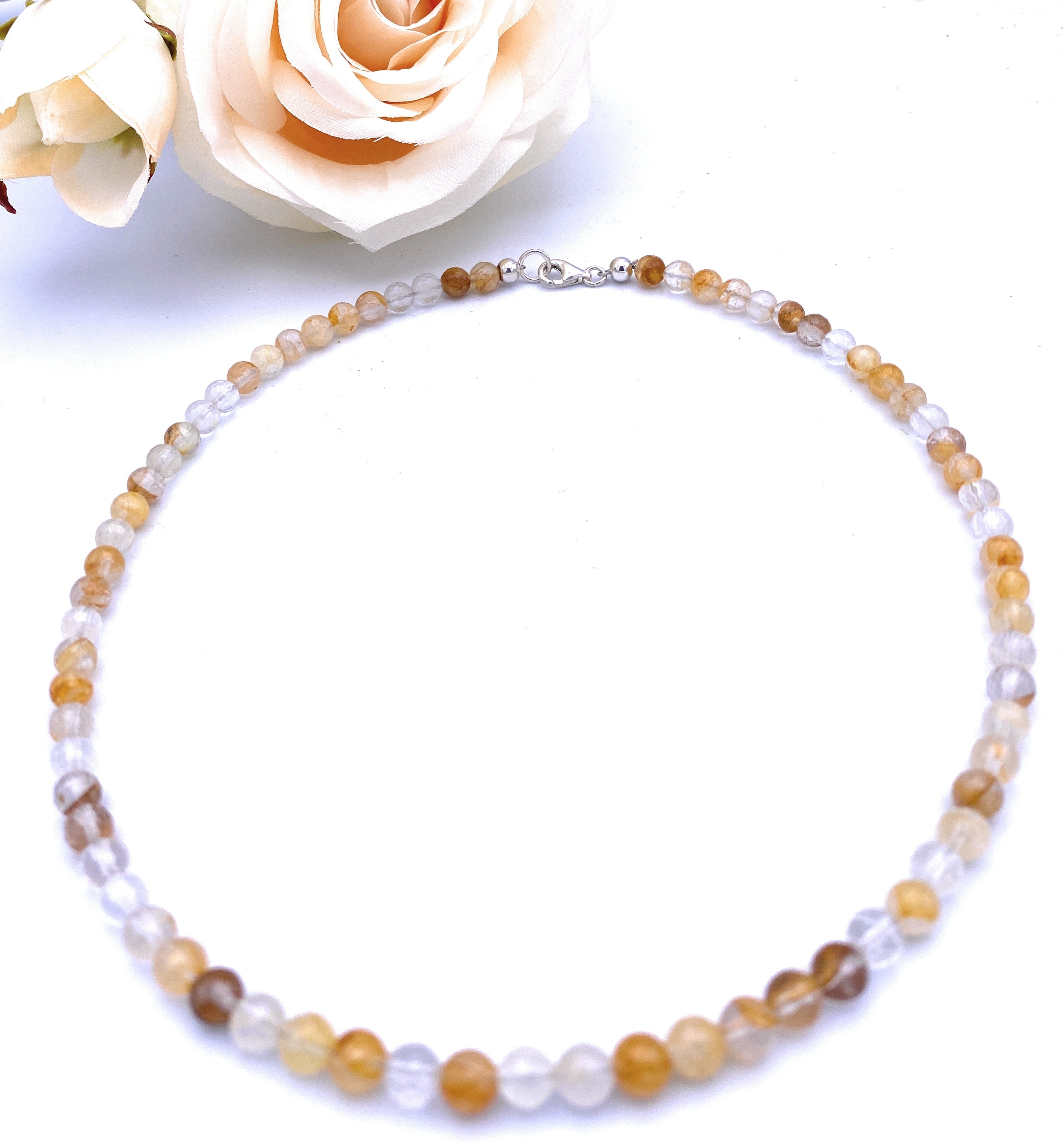 Eisenkiesel Halskette