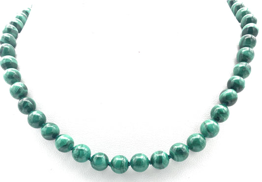 Malachit Kugel Halskette 8mm