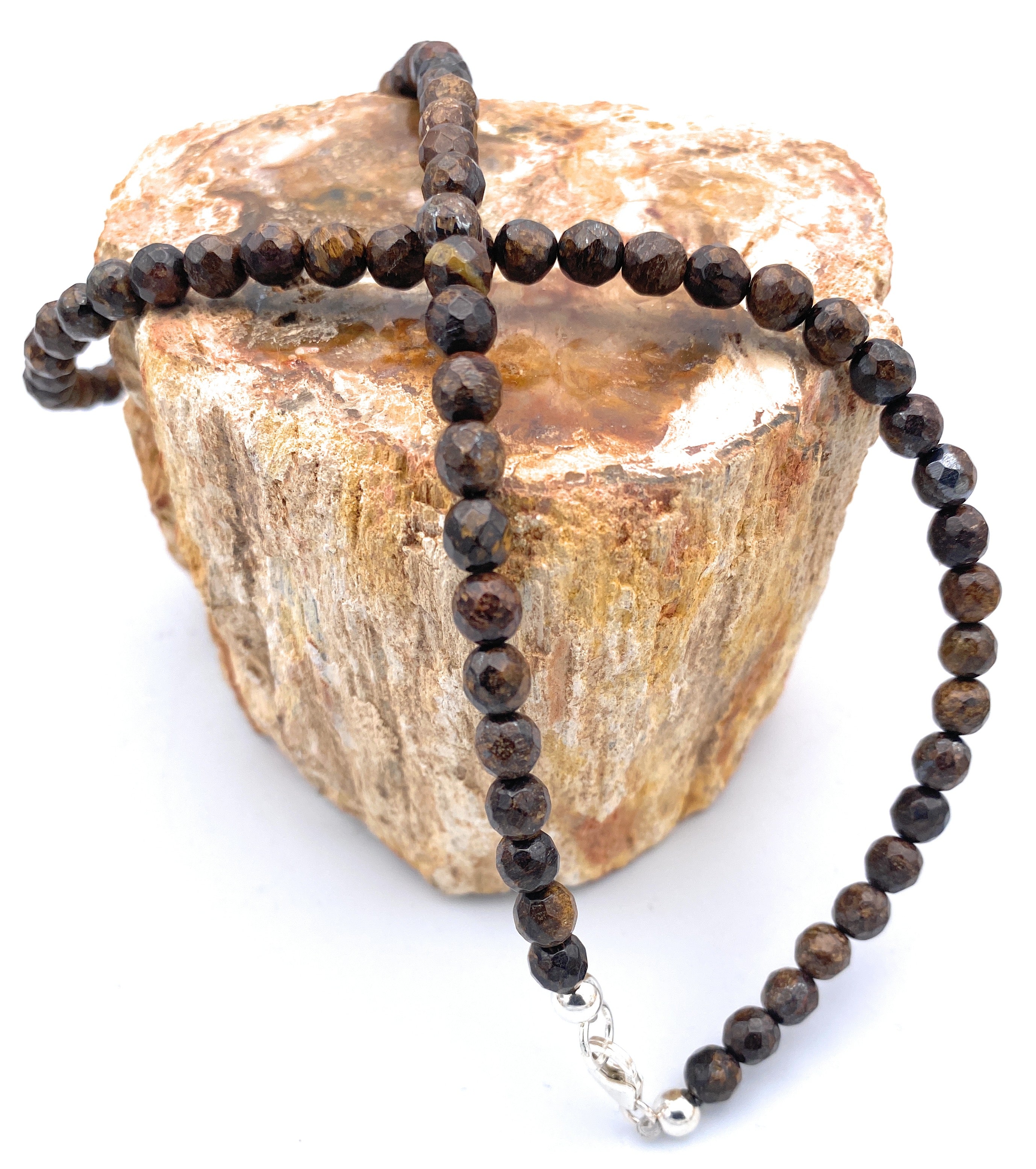 Bronzit Halskette