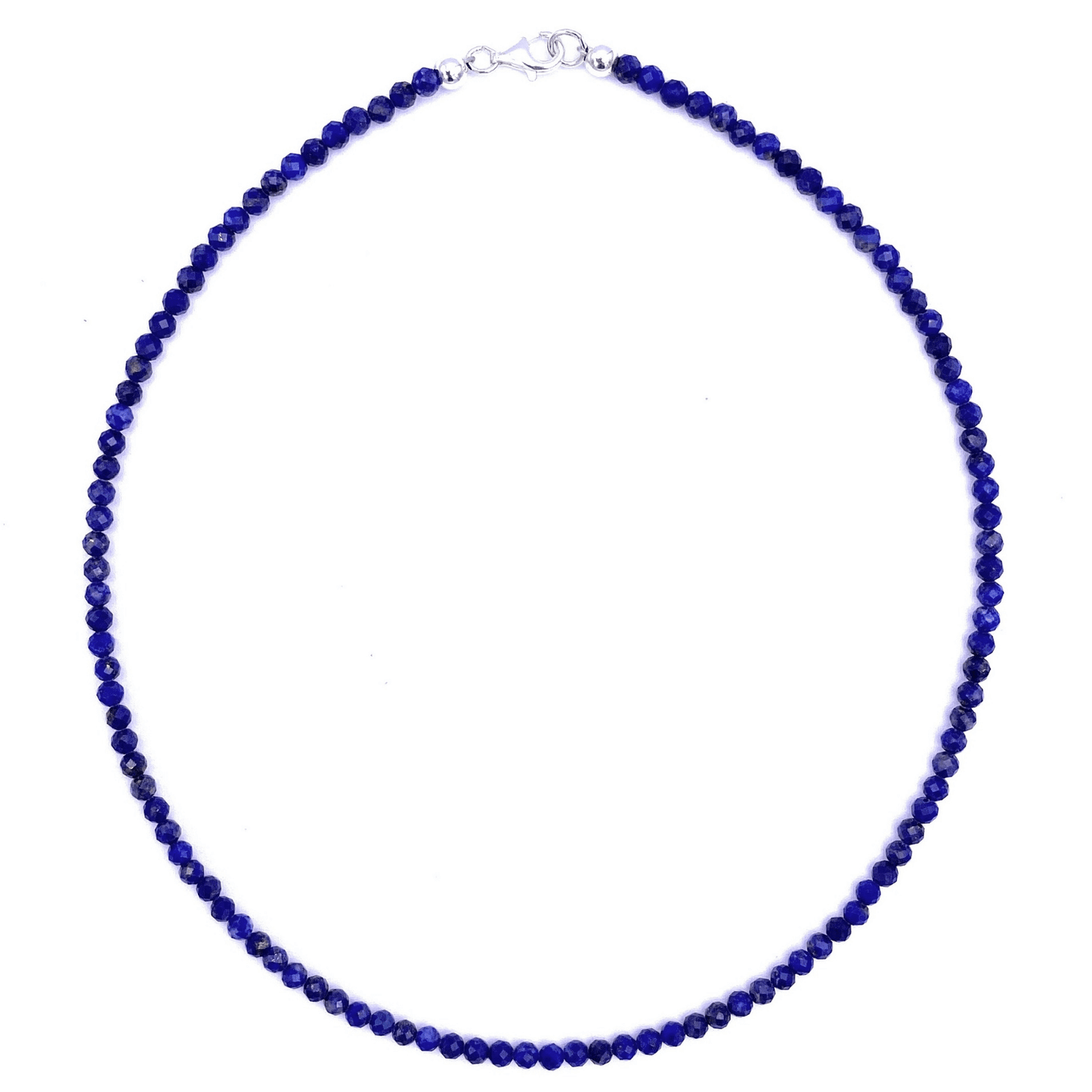 Lapislazuli Halskette mit Pyrit Einschlüsse