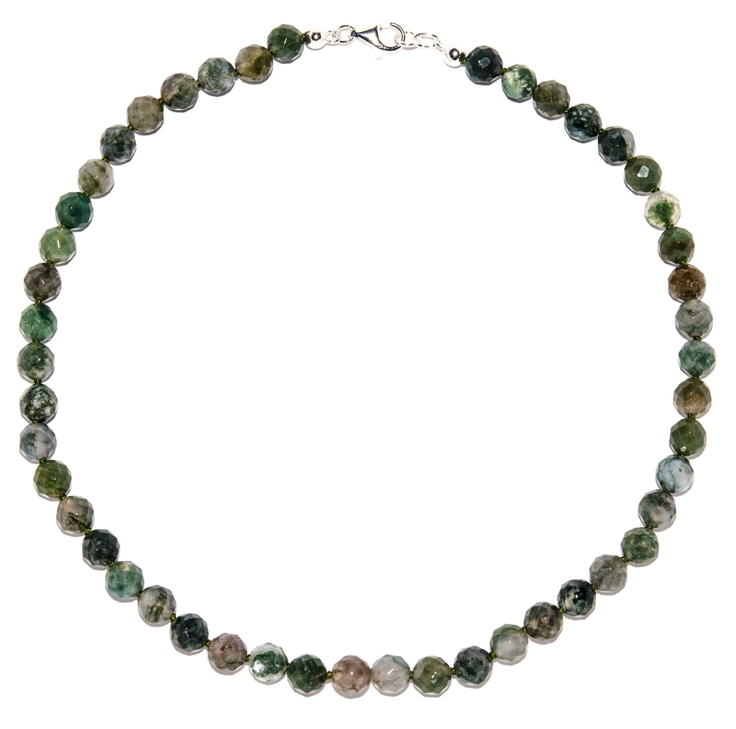 Moos-Achat-Halskette-rund