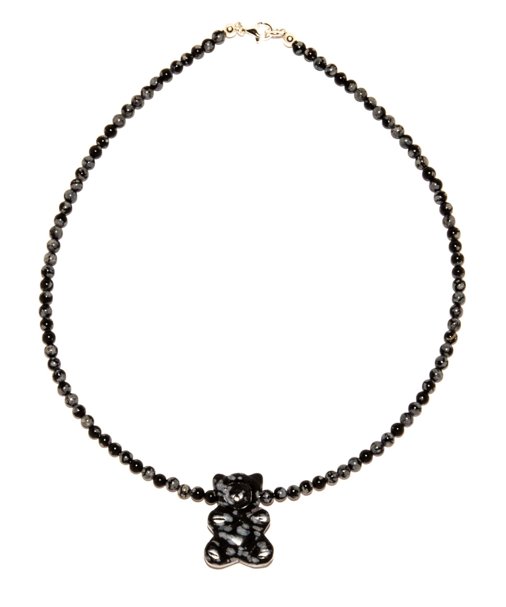 Schneeflocken-Obsidian-Halskette-mit-B-rchen-Anh-nger